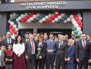 İstanbul Pendik Belediyesi’nden Mattia Ahmet Minguzzi için Spor Kompleksi Açıldı