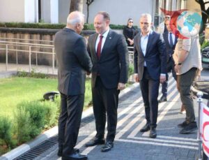 KKTC Cumhuriyet Meclisi Başkanı Diyarbakır Valisi’ni Ziyaret Etti