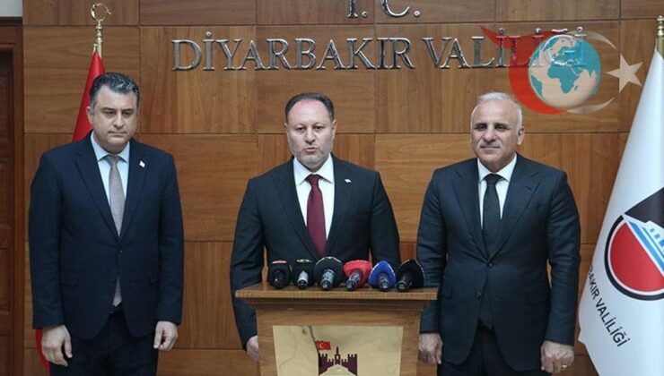 KKTC Meclis Başkanı Ziya Öztürkler, Diyarbakır Valisi İle Buluştu