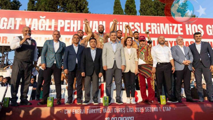 Manavgat’ta Coşkuyla Tamamlanan Yağlı Güreşler