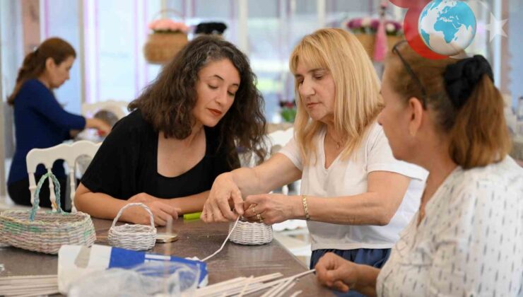 Mersin Büyükşehir Belediyesi Kadın ve Aile Hizmetleri Dairesi’nden Kadınlara Yaratıcı Atölyeler