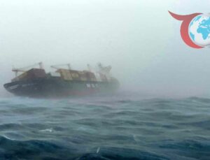 MSC ELSA 3 Yük Gemisi Hindistan’da Alabora Oldu