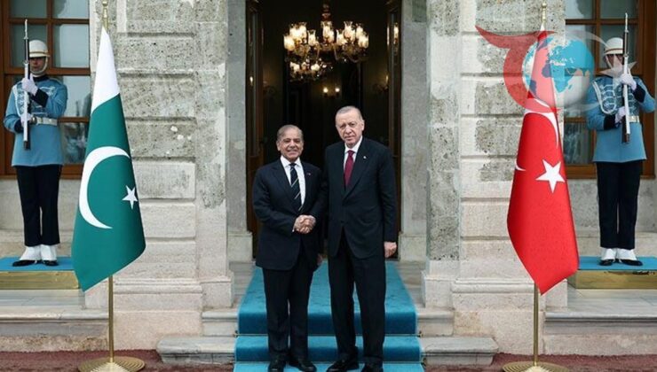 Pakistan Başbakanı Şahbaz Şerif, Cumhurbaşkanı Erdoğan ile Görüştü