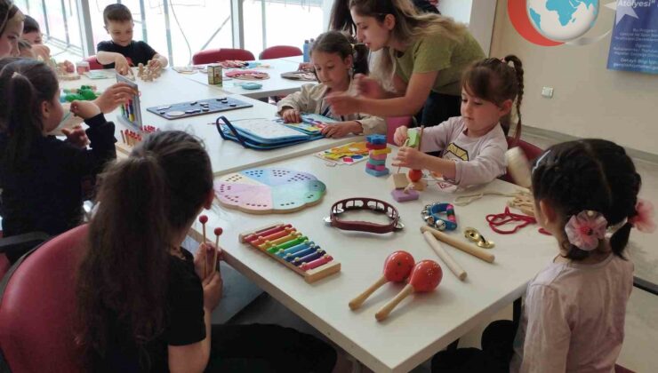 Sandıklı’da Duyusal Gelişim Atölyesi Çocukları Eğlendiriyor