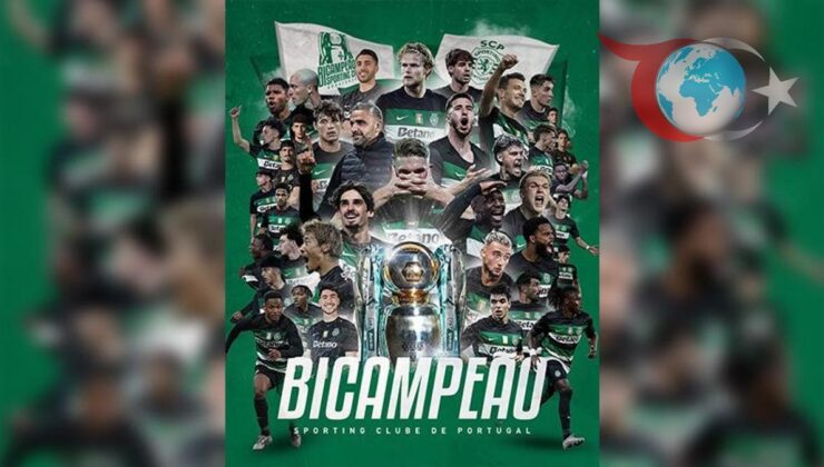 Sporting Lizbon Portekiz Premier Lig Şampiyonu!