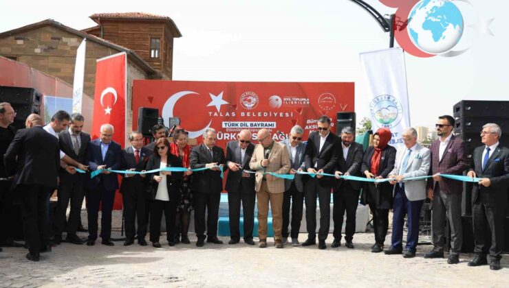 Talas Belediyesi Türkçe Sokağı Açılışı Yapıldı