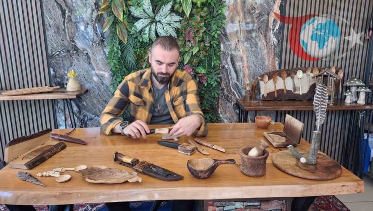 Trabzonlu Ahşap Oymacının Başarı Hikayesi