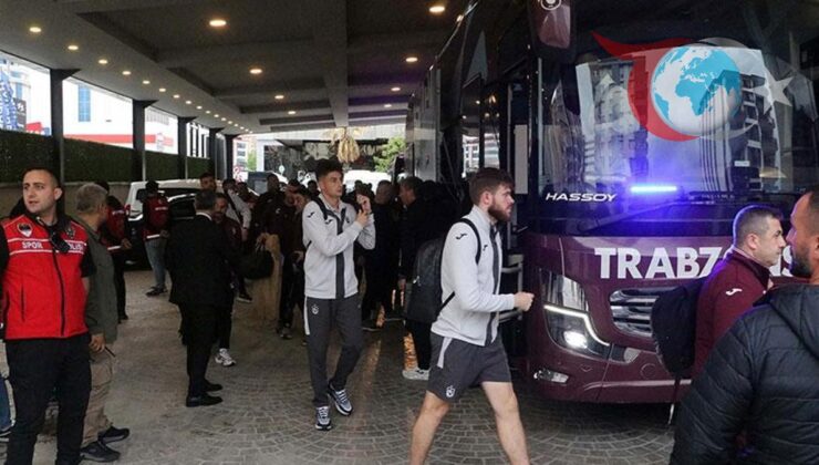 Trabzonspor Kafilesinin Gaziantep’e Varışı