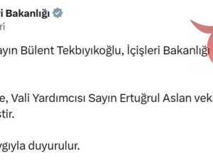Tunceli Valisi İçişleri Bakanlığı Emrine Alındı