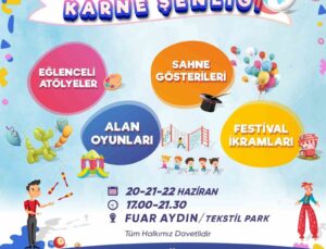 Aydın’da Karne Şenliği Çocuklara Unutulmaz Yaz Başlangıcı Sunuyor