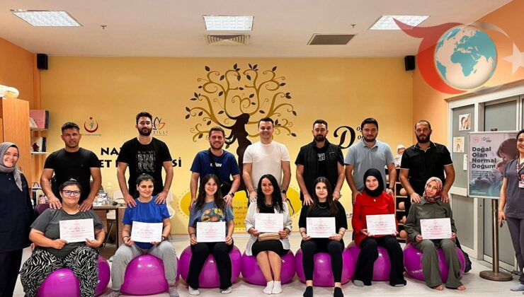 Baba Adayları da Nazilli Devlet Hastanesi Gebe Okulu’nda