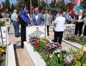 Bafra’da Kurban Bayramı Arefesinde Şehitlere Duygusal Anma