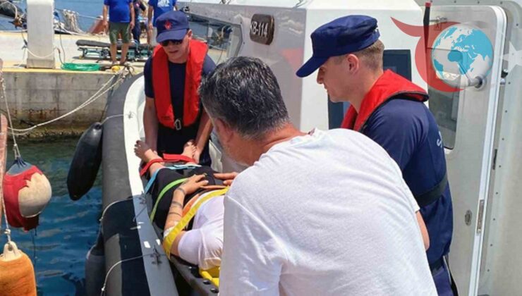 Bodrum Açıklarında Rahatsızlanan Çocuk Denizden Kurtarıldı