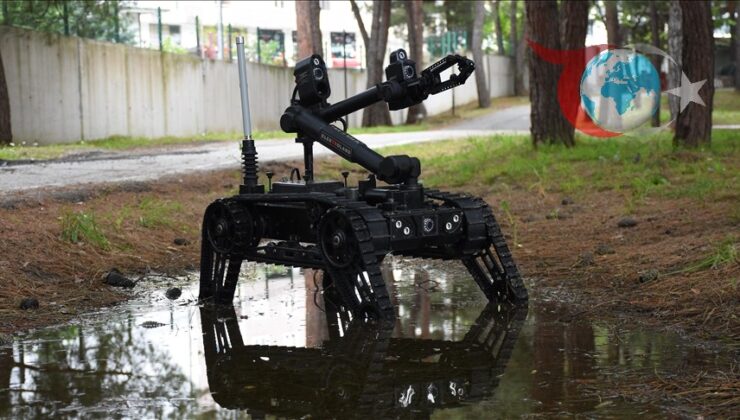 Bomba uzaktan müdahale aracı “TMR-II Halil” jandarmanın hayat kurtaran yardımcısı