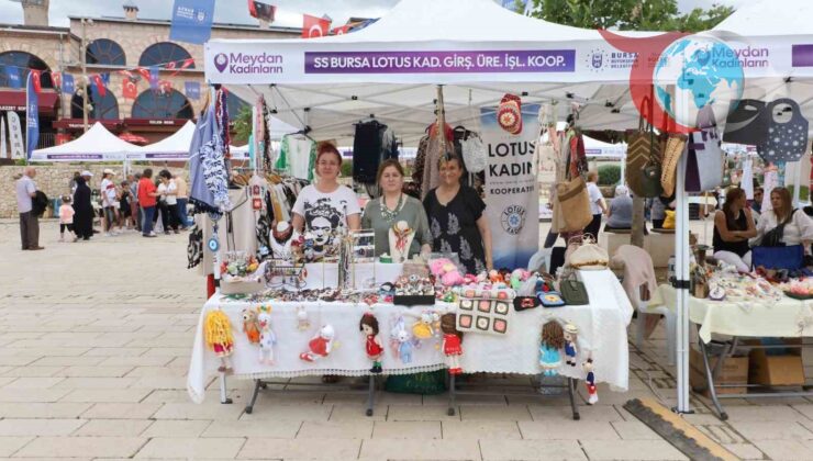 Bursa’da Kadınların El Emeği Pazarı Buluşmaları Yoğun İlgi Görüyor