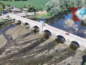 Edirne’de Tunca Nehri’nde Su Seviyesi Endişe Verici Boyutta