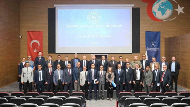 Erzurum’da Gençlik ve Sporun Geleceği İçin Önemli Toplantı
