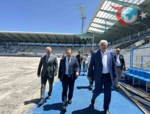 Erzurum’da Stadyum Yenileme Çalışmaları Devam Ediyor