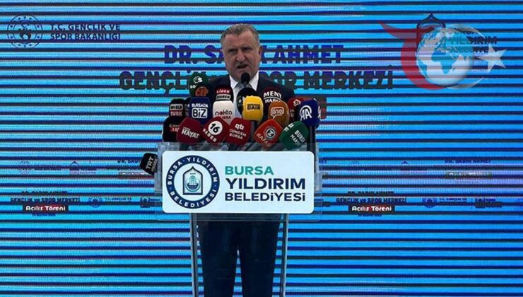 Gençlik ve Spor Bakanı Osman Aşkın Bak’tan Bursa’ya Yeni Spor Kompleksi Müjdesi