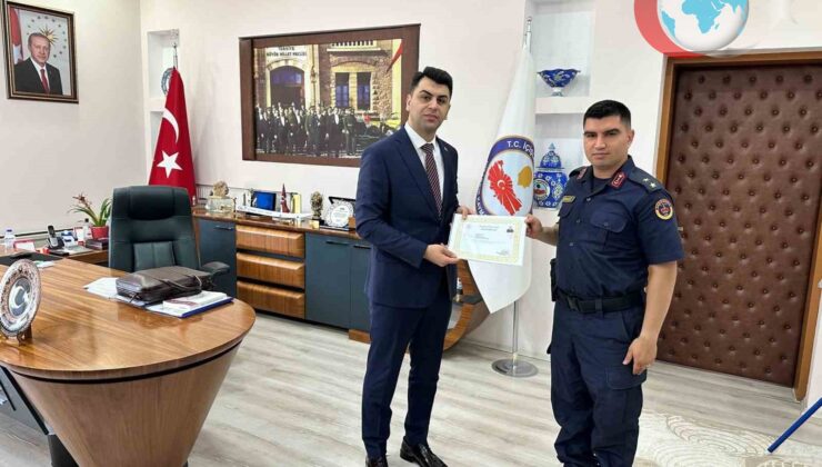 Hisarcık’ta Jandarma Teşkilatına Başarı Belgeleri Töreni