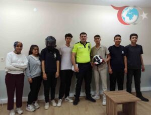 Karacasu’da öğrencilere trafik bilinci eğitimi verildi