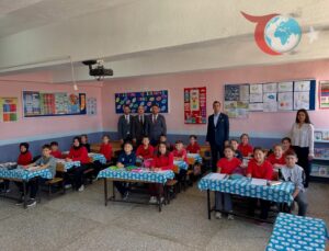 Kaymakam Aslan’dan Okullara Destek Ziyareti