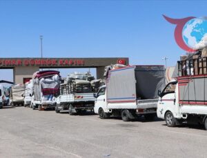 Kilis’teki Öncüpınar Sınır Kapısı’nda Gönüllü Geri Dönüş Yoğunluğu