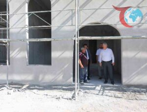 Melikgazi’de Hayrat Camii İnşaatı Hızla Devam Ediyor
