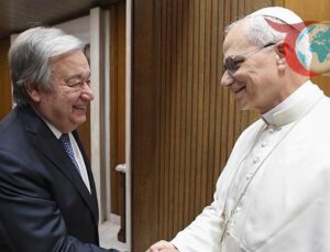 Papa 14. Leo ve BM Genel Sekreteri Guterres Vatikan’da Buluştu
