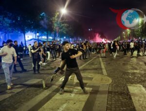 PSG’nin Şampiyonlar Ligi final zaferinin ardından Paris’te kaos: Sokaklar savaş alanına döndü
