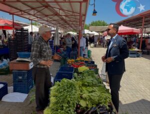 Sinanpaşa Kaymakamı Emrah Aslan Esnaf ve Vatandaşlarla Buluştu