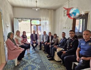 Sinanpaşa Kaymakamı ve İl Emniyet Müdüründen Şehit Ailelerine Anlamlı Ziyaret