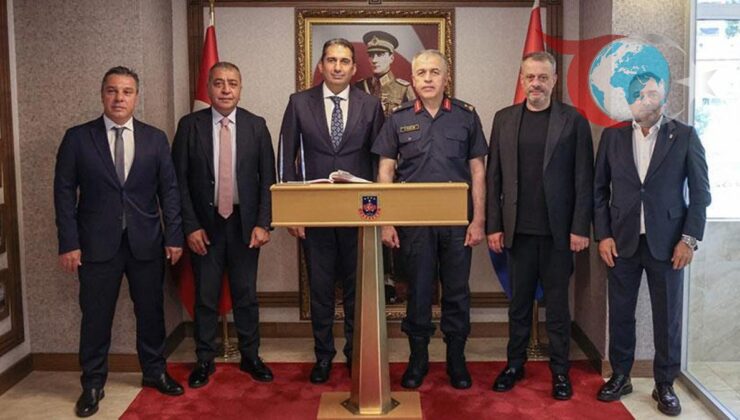 Trabzon İl Jandarma Komutanlığı’nı Ziyaret Eden Yönetim Kurulu Üyeleri