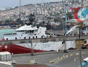Trabzon Limanı’nda Sismik Araştırma Gemisi Hazırlıkları Başladı