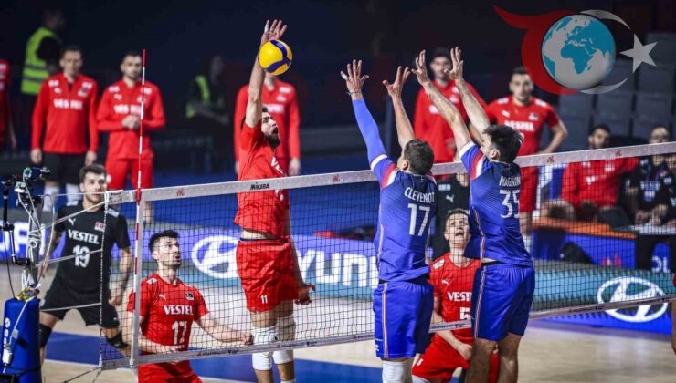 Türkiye, Voleybol Milletler Ligi’nde Fransa’ya Yenildi