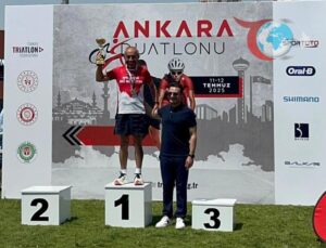 Ankara Duatlonu’nda Ali Bıdı Farkı: İki Birincilik Birden