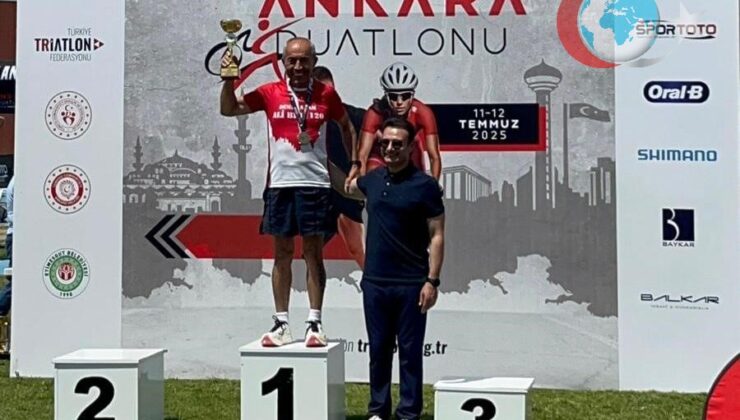 Ankara Duatlonu’nda Ali Bıdı Farkı: İki Birincilik Birden