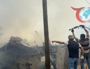 Antalya Bademli’de Çıkan Yangın Korkuttu: 3 Ev Zarar Gördü