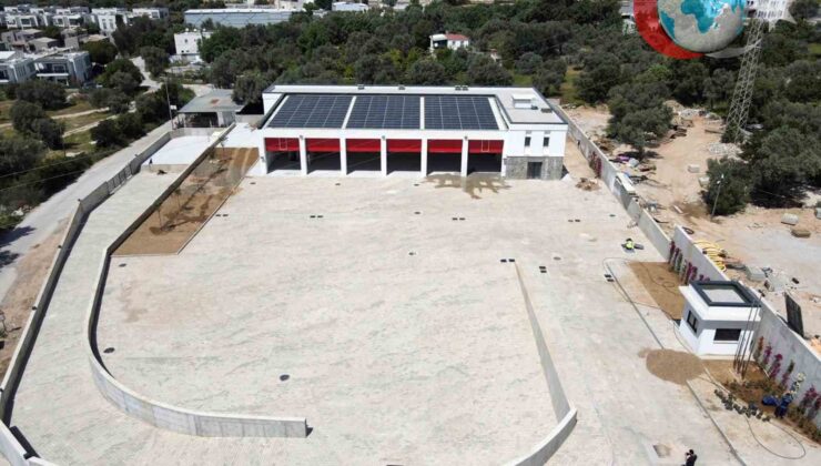 Bodrum’da Yeni İtfaiye Hizmet Binası Güvenliği Arttırıyor