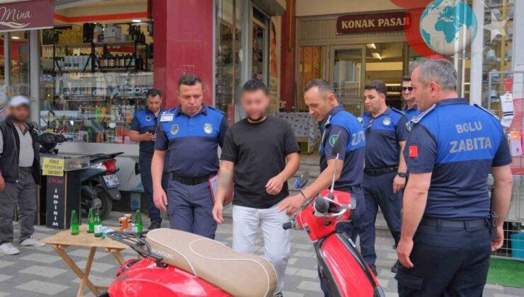 Bolu’da Zabıta Ekiplerinden Kaldırım İşgallerine Karşı Kararlı Denetim