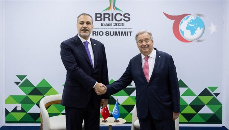 BRICS Zirvesi’nde Kritik Buluşma: Bakan Fidan ve Guterres Rio de Janeiro’da Bir Araya Geldi