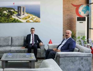 Çanakkale Valisi’nden Ezine Kaymakamı’na Ziyaret
