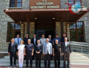 Çanakkale Valisi’nden Gökçeada Kaymakamı’na Anlamlı Ziyaret