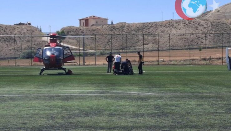 Darende’de Hava Ambulansı ile Kurtarma Operasyonu