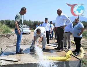 Gölmarmara’nın Tiyenli Mahallesine Yeni Sondajla Çözüm: Saniyede 8 Litre Su