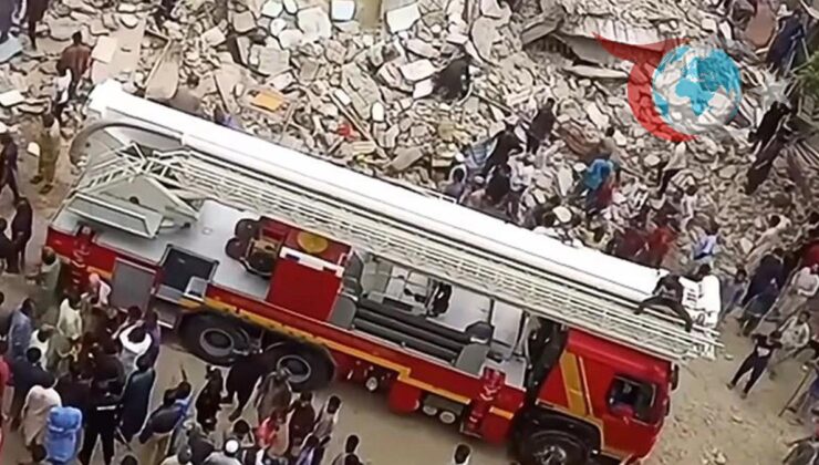 Karaçi’de Beş Katlı Bina Çöktü: Ölü Sayısı Artıyor