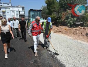 Kepez Belediyesi’nden Çamlıbel Mahallesi’nde Ulaşımı Kolaylaştıracak Çalışmalar