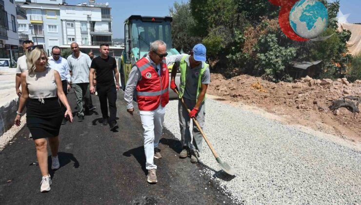 Kepez Belediyesi’nden Çamlıbel Mahallesi’nde Ulaşımı Kolaylaştıracak Çalışmalar