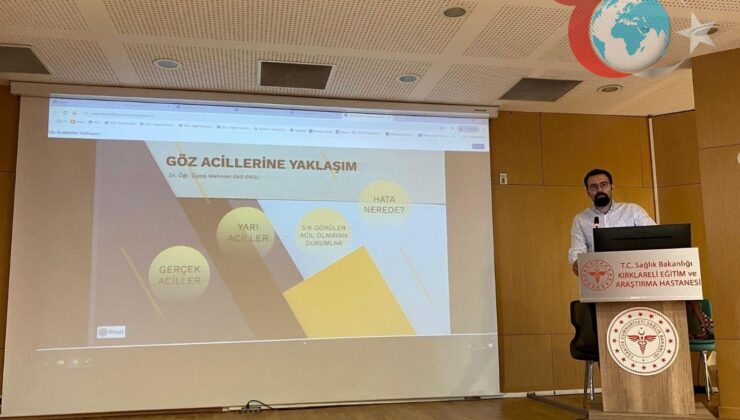 Kırklareli’nde Göz Sağlığına Yenilikçi Yaklaşımlar: “Göz Acilleri” Konferansı Düzenlendi