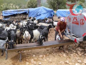 Kuraklıkla Mücadelede Yörüklere Büyükşehir Belediyesinden Can Suyu